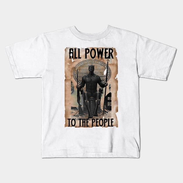 Power to the people Kids T-Shirt by RedSheep